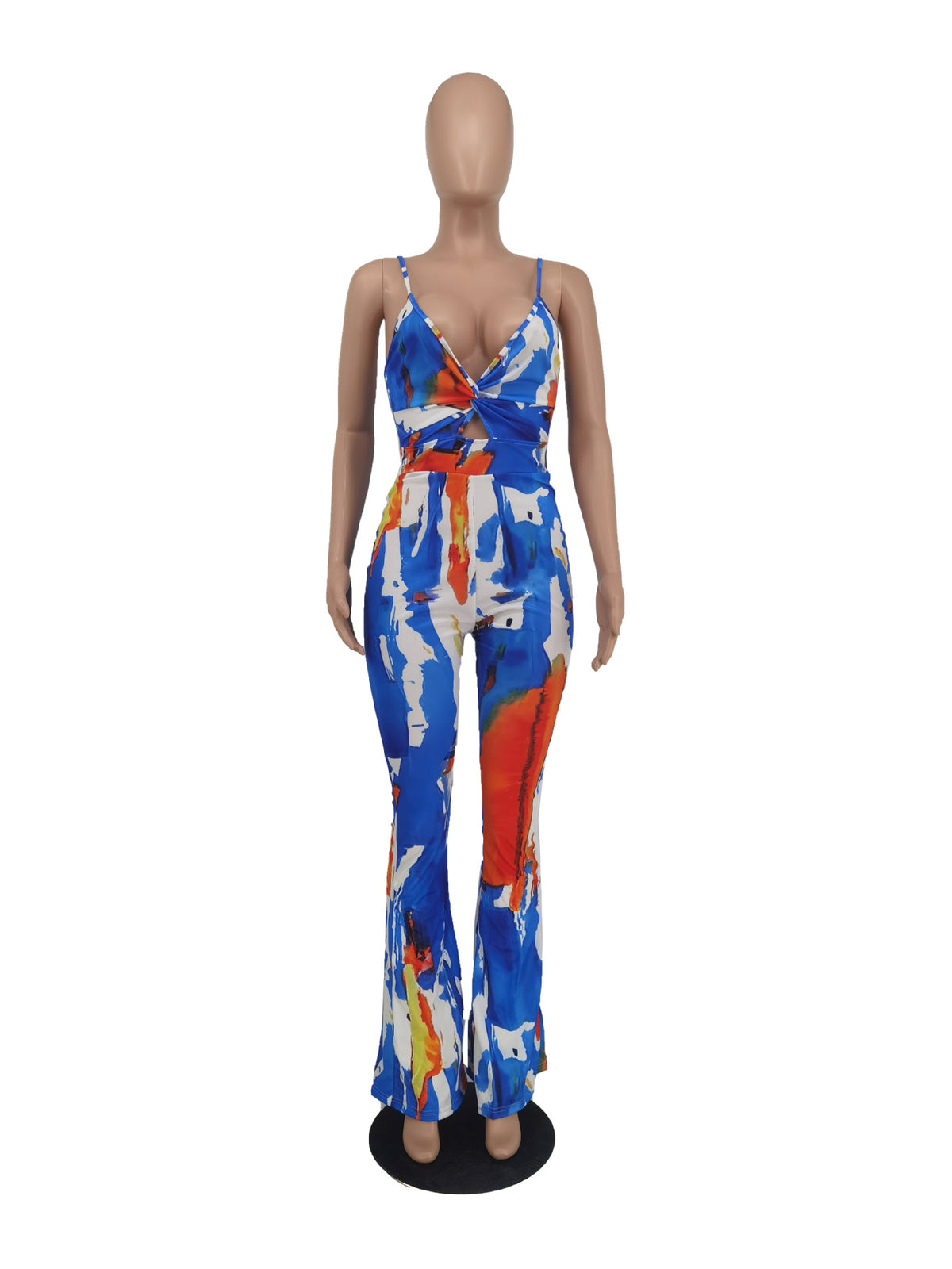 Women's trendy tie-dye one-piece pants for sale