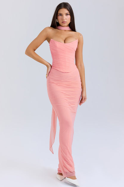 Women's Tube Top and Pencil Skirt Two-Piece Set