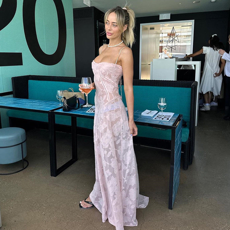 Women's Tube Top Evening Dress