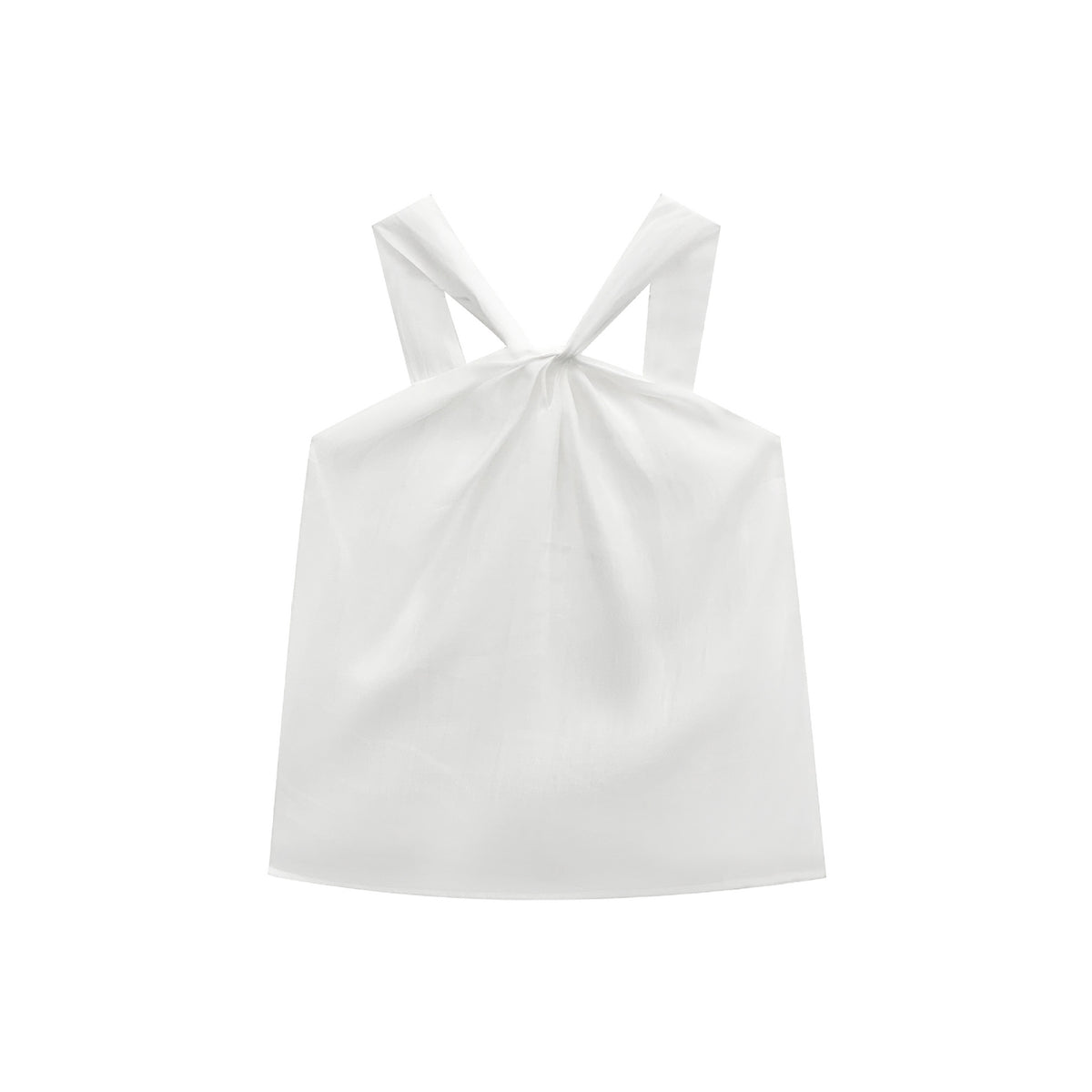Women's Twist Halter Vest Off-Shoulder Top