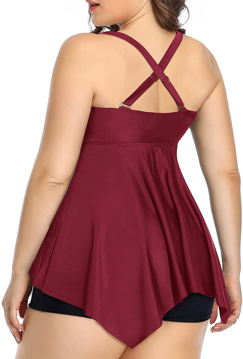 Women's Two-Piece Swimsuit with Control Top