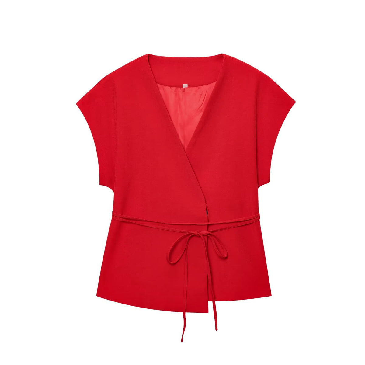 Women's V-Neck Kimono Sleeve Shirt and Pants Set