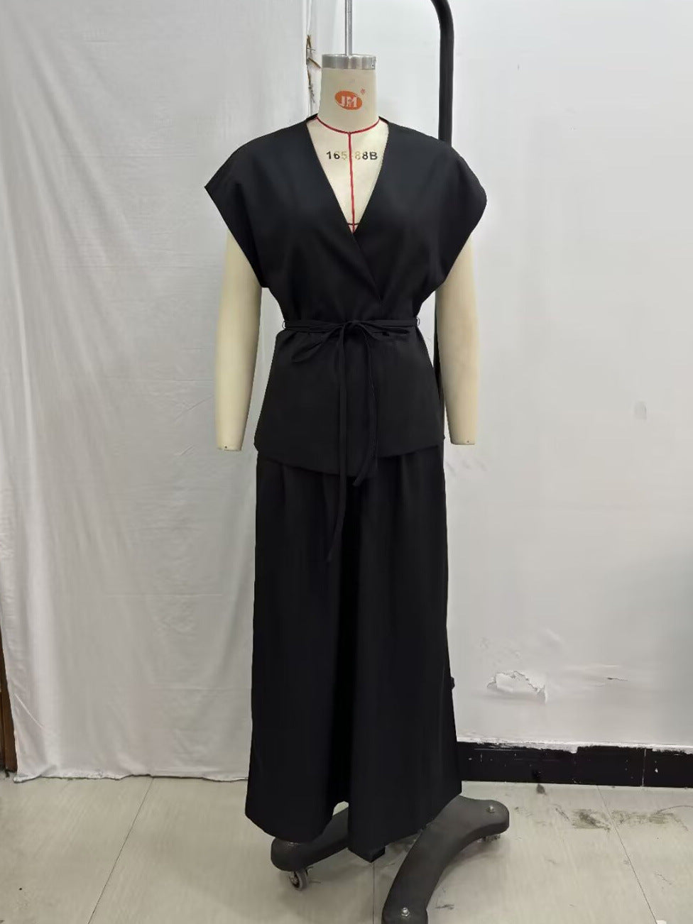 Women's V-Neck Kimono Sleeve Shirt and Pants Set
