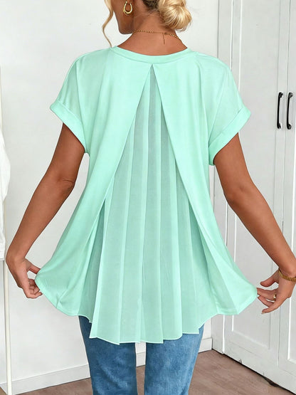 Women's V-Neck Knitted Top