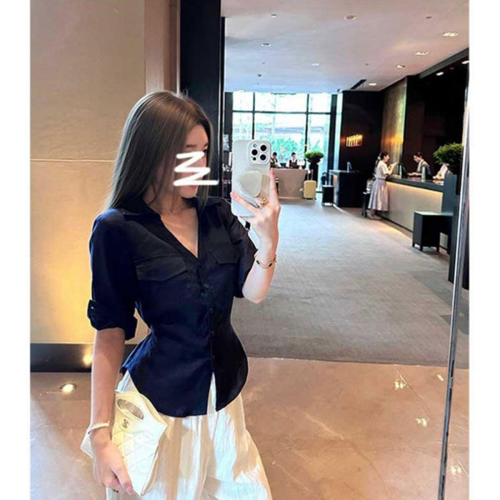 Women's V-Neck Sleeveless Shirt