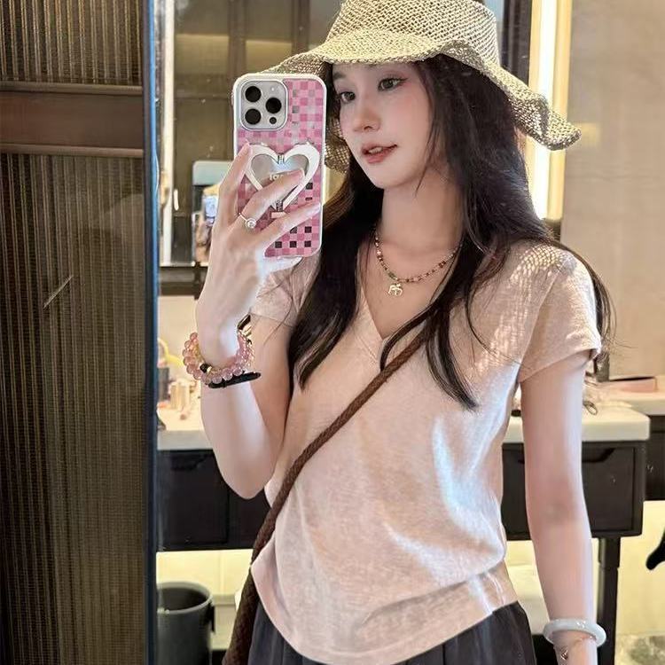 Women's V-Neck Summer T-Shirt