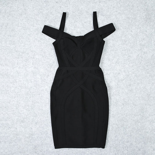 Women's V-neck Tight Bandage Dress