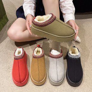 women's velvet warm thick-soled cotton boots