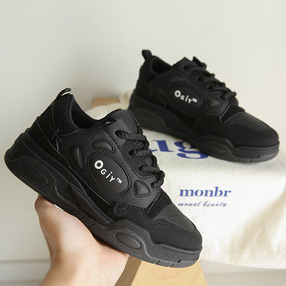 Women's versatile casual thick-soled platform shoes