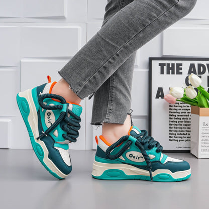 Women's versatile casual thick-soled platform shoes