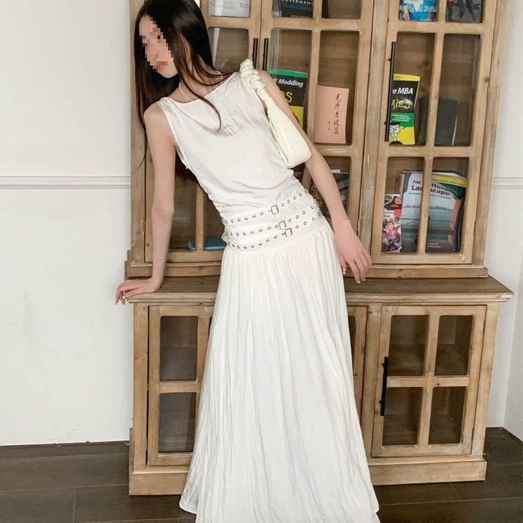 Women's Vest Long Skirt
