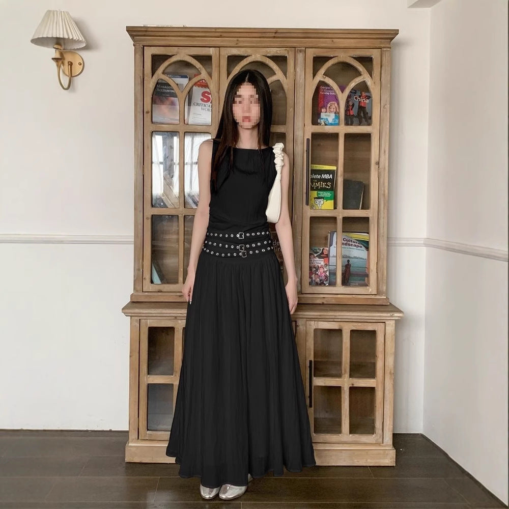 Women's Vest Long Skirt