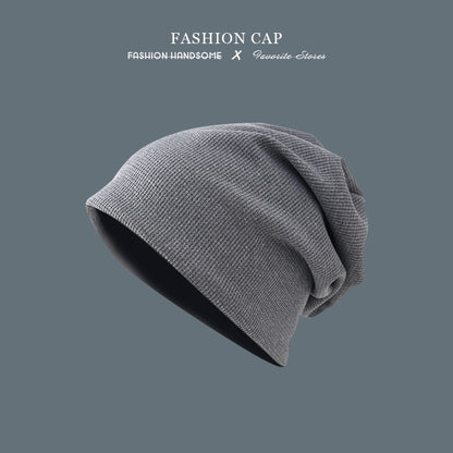Women's Waffle Knitted Pullover Cap