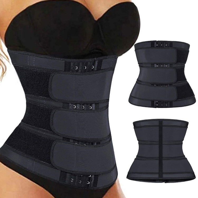 Women's Waist Cincher with Zipper and Snap Buttons