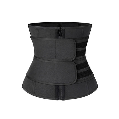 Women's Waist Cincher with Zipper and Snap Buttons