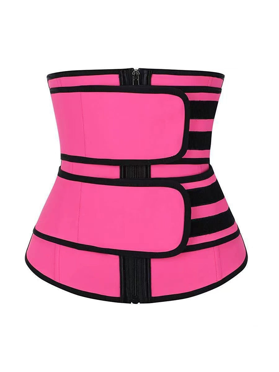 Women's Waist Cincher with Zipper and Snap Buttons
