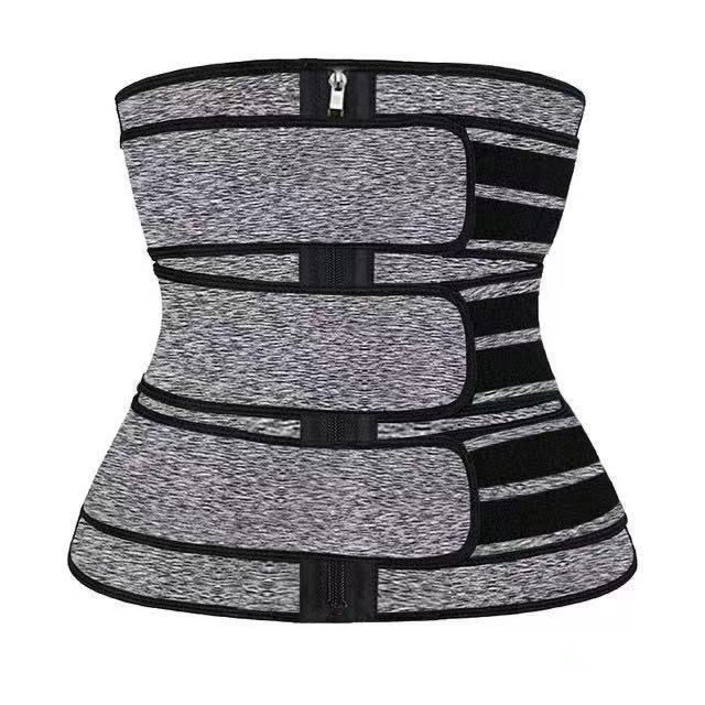 Women's Waist Cincher with Zipper and Snap Buttons