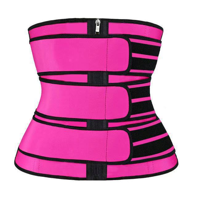 Women's Waist Cincher with Zipper and Snap Buttons