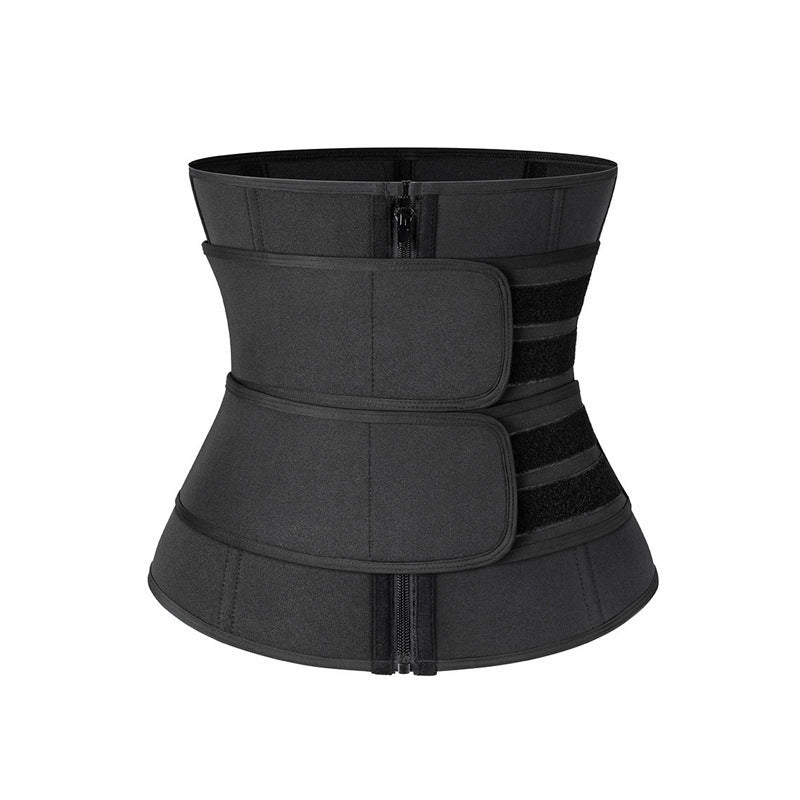 Women's Waist Cincher with Zipper and Snap Buttons