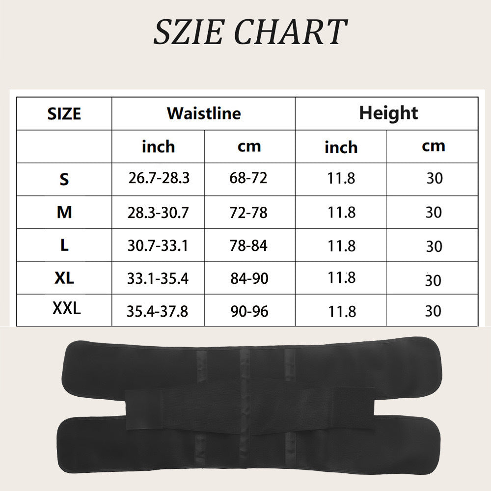 Women's Waist Trainer Body Shaper Sweat Band Abdominal Control Corset