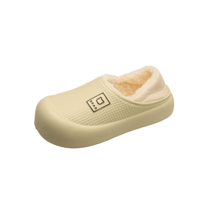 Women's Warm Waterproof Cotton Slippers Indoor Outdoor