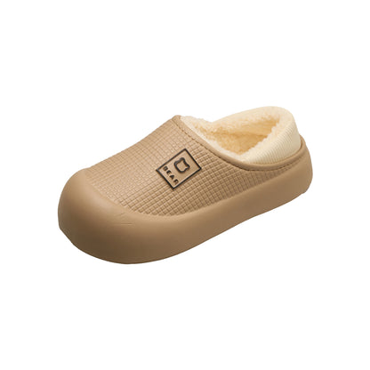 Women's Warm Waterproof Cotton Slippers Indoor Outdoor