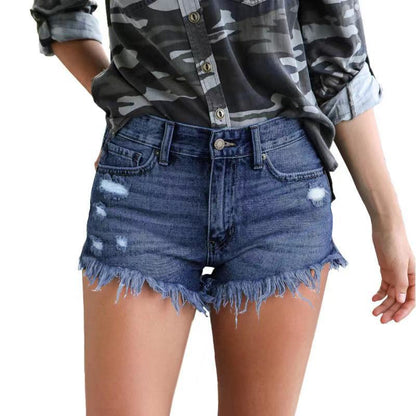 Women's Washed Cotton Straight Leg Pants