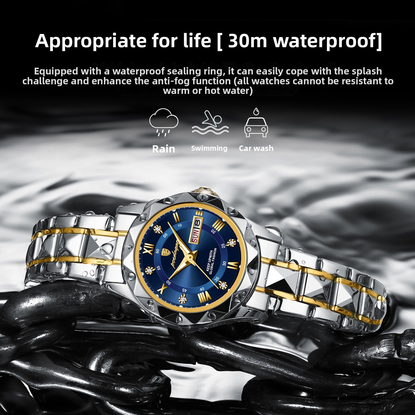 Women's Waterproof Quartz Watch
