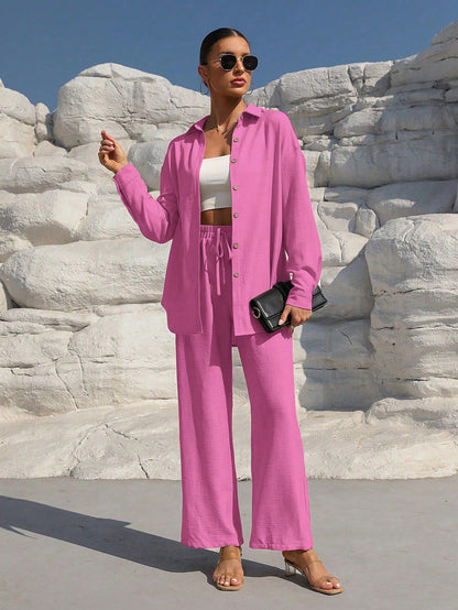 women’s wear long sleeve cardigan two-piece dress