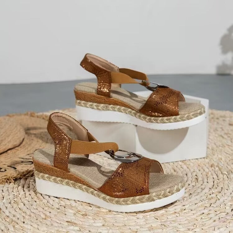 Women's Wedge Hemp Sandals