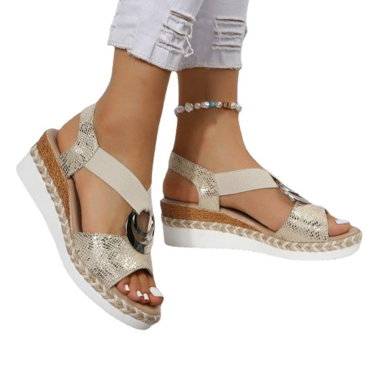 Women's Wedge Hemp Sandals