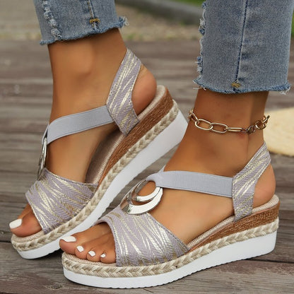 Women's Wedge Hemp Sandals