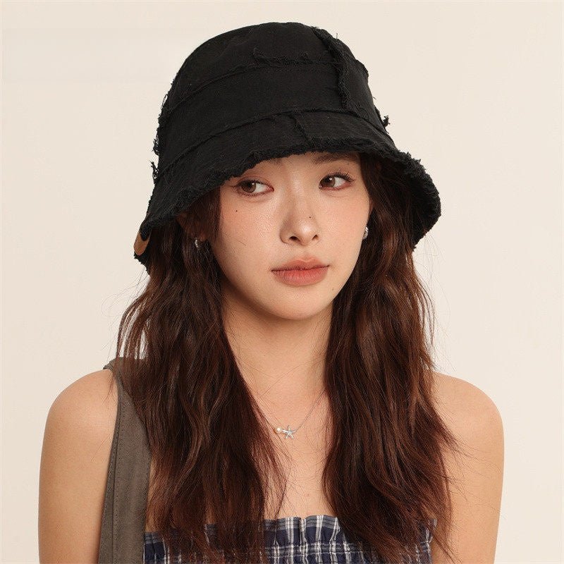 Women's Wide Brim Bucket Hat