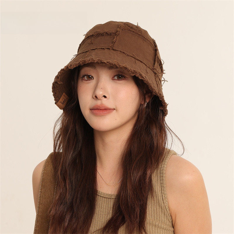 Women's Wide Brim Bucket Hat
