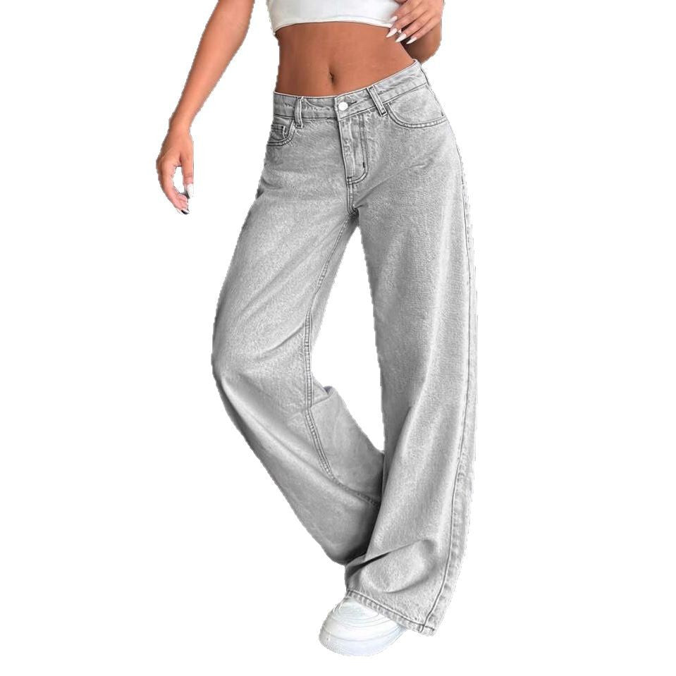 Women's Wide-Leg Denim Pants