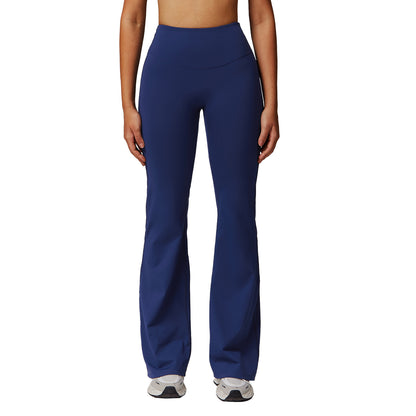Women's wide-leg flared trousers