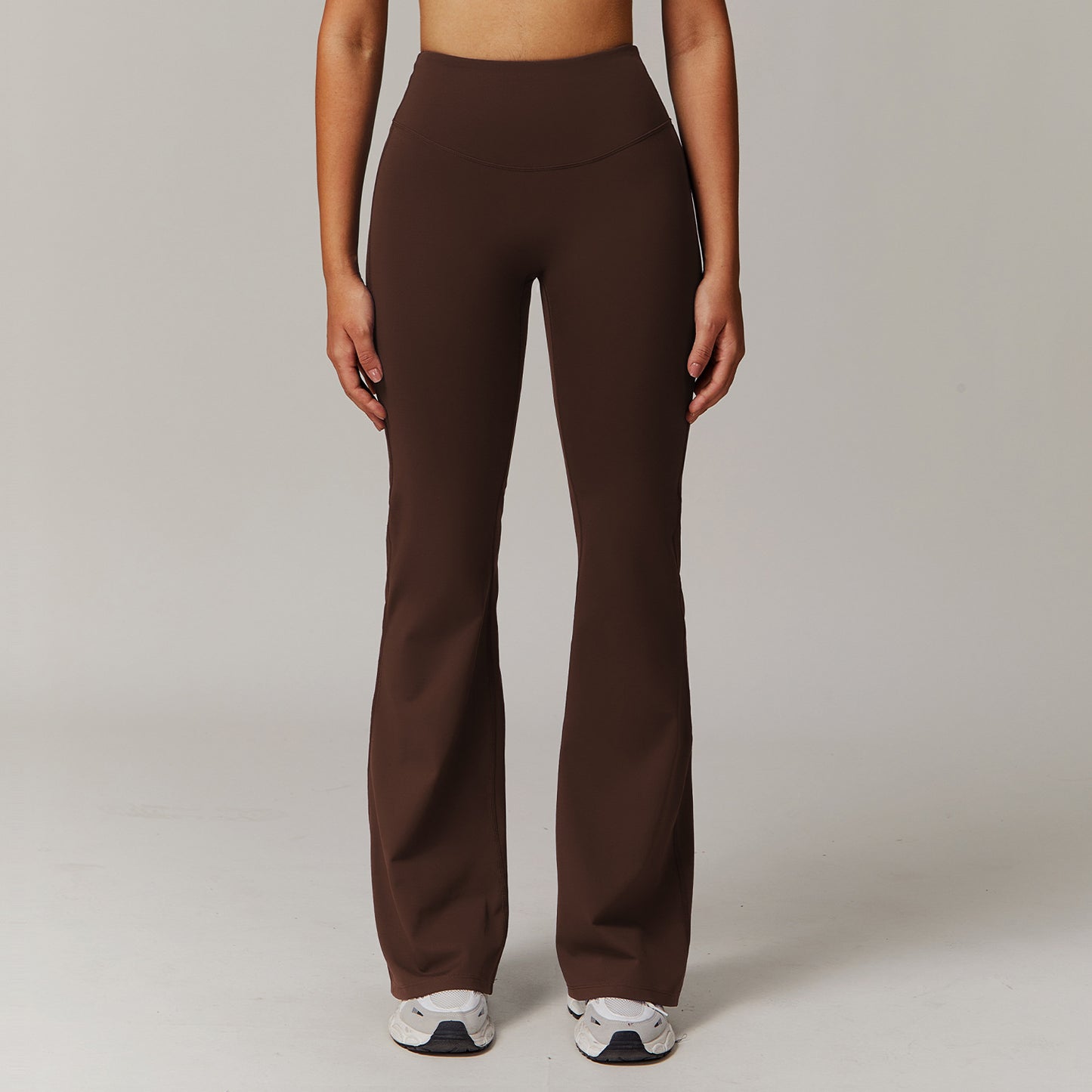 Women's wide-leg flared trousers