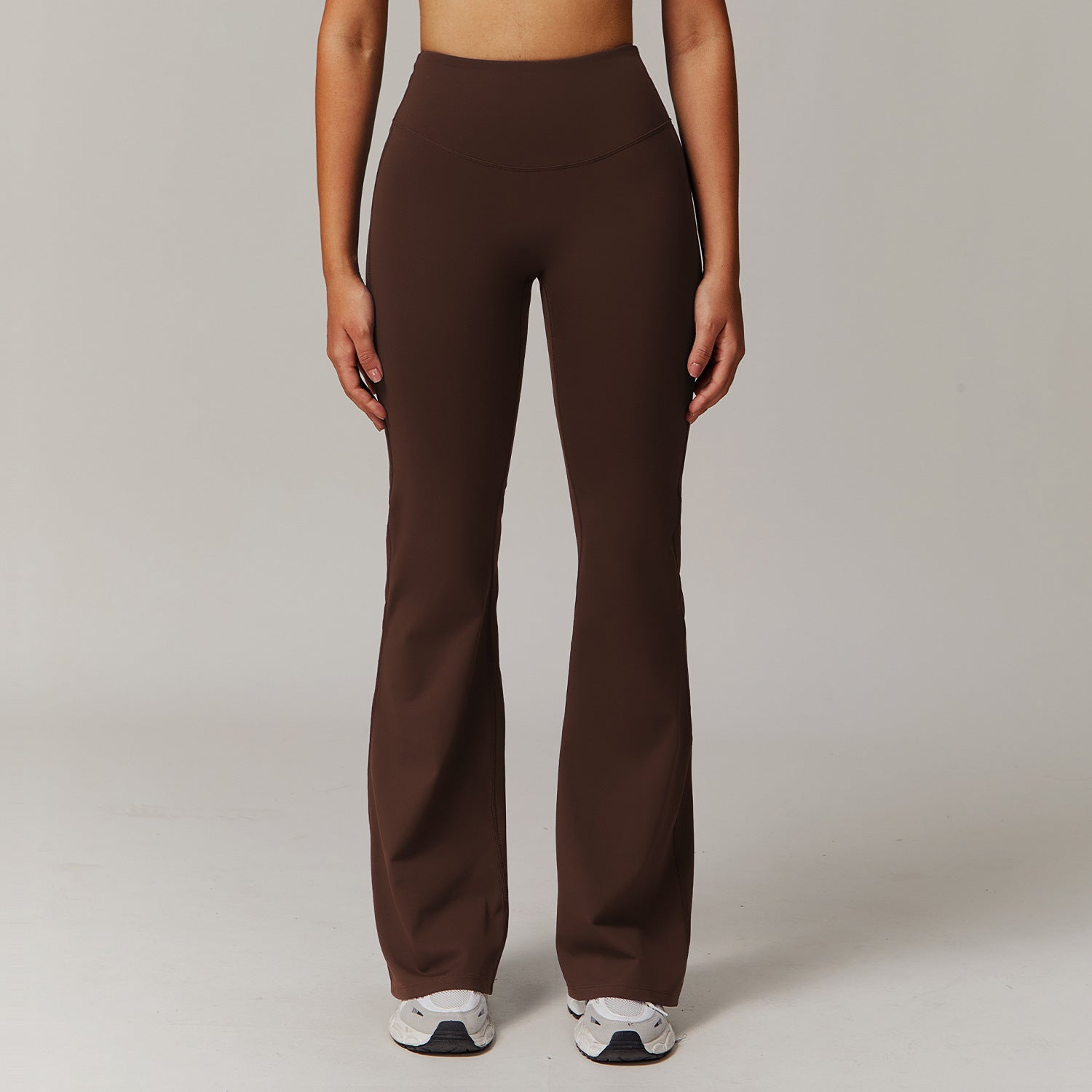 Women's wide-leg flared trousers