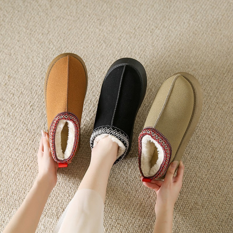 Women's Winter Fashion Fur Lined Snow Boots