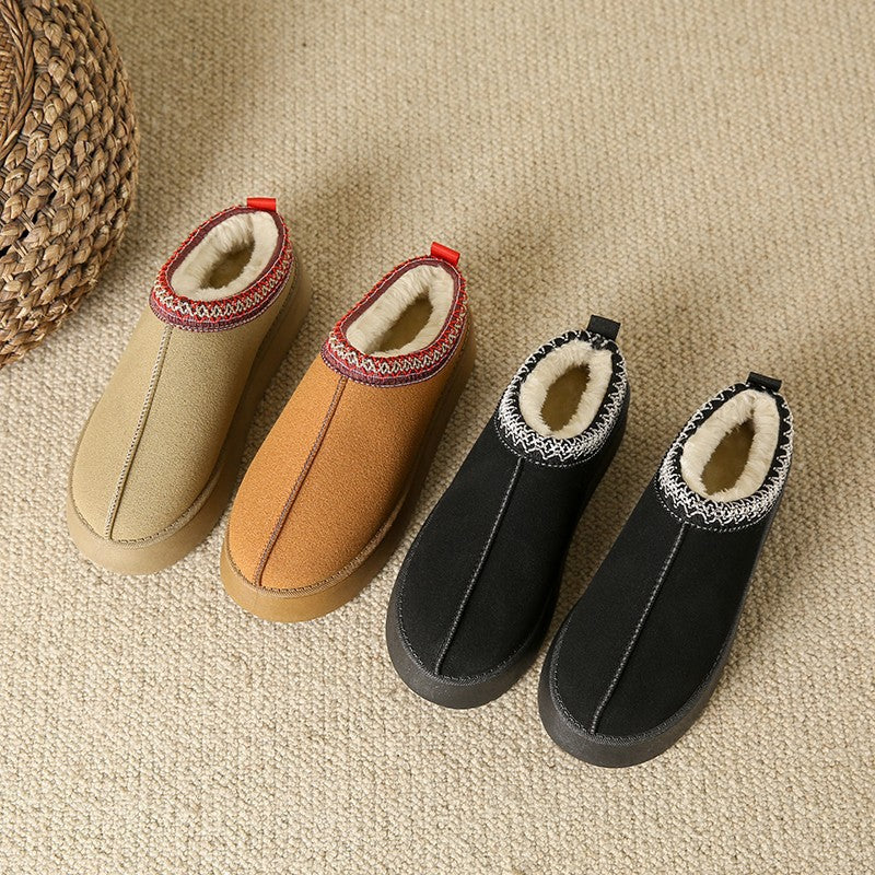 Women's Winter Fashion Fur Lined Snow Boots