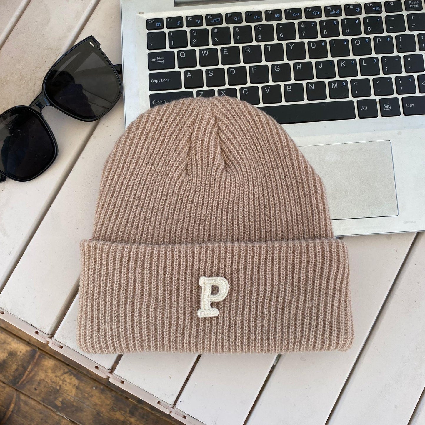 Women's Winter Knitted Hat and Scarf Set Windproof Cold-Proof