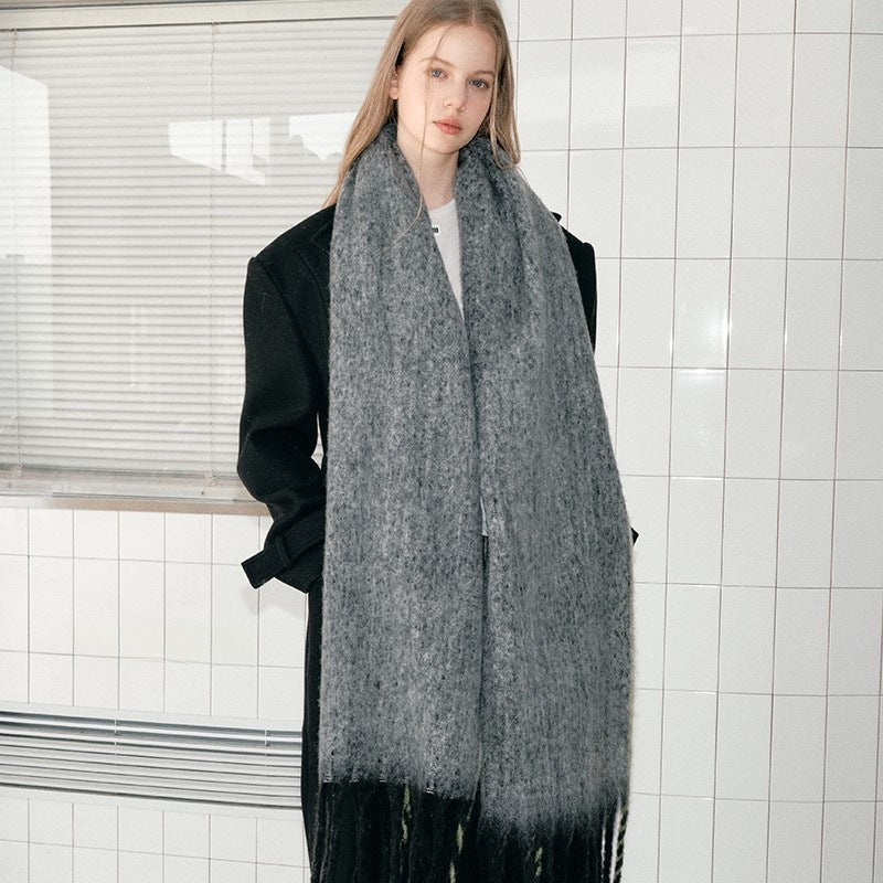 Women's Winter Mohair Blend Scarf