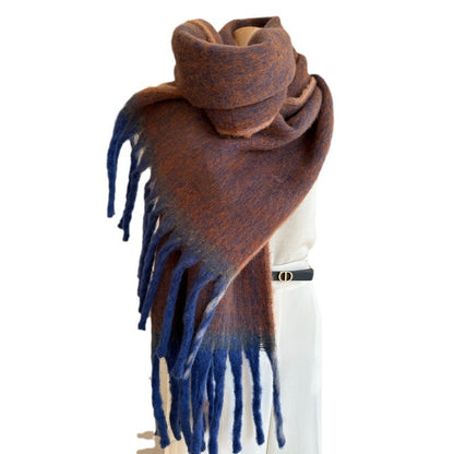 Women's Winter Mohair Blend Scarf