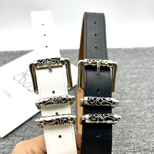 Women's Y2K Pin Buckle PU Leather Belt