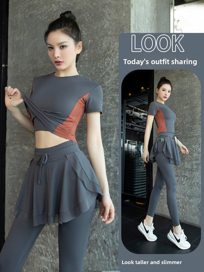 Women's Yoga Clothing Set Quick-Drying Fitness Outfit