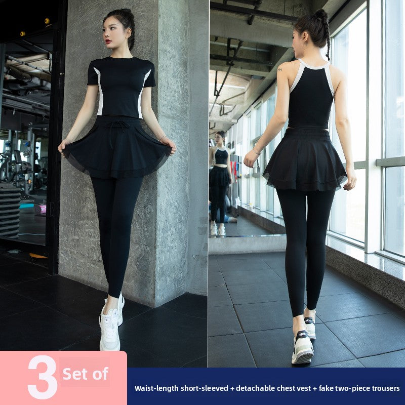Women's Yoga Clothing Set Quick-Drying Fitness Outfit