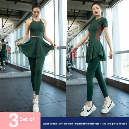 Women's Yoga Clothing Set Quick-Drying Fitness Outfit
