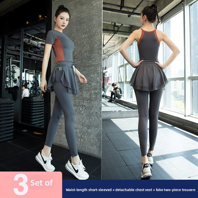 Women's Yoga Clothing Set Quick-Drying Fitness Outfit