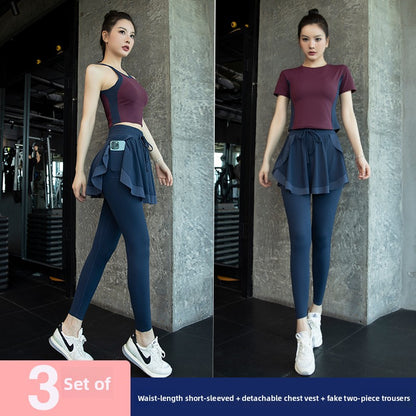 Women's Yoga Clothing Set Quick-Drying Fitness Outfit
