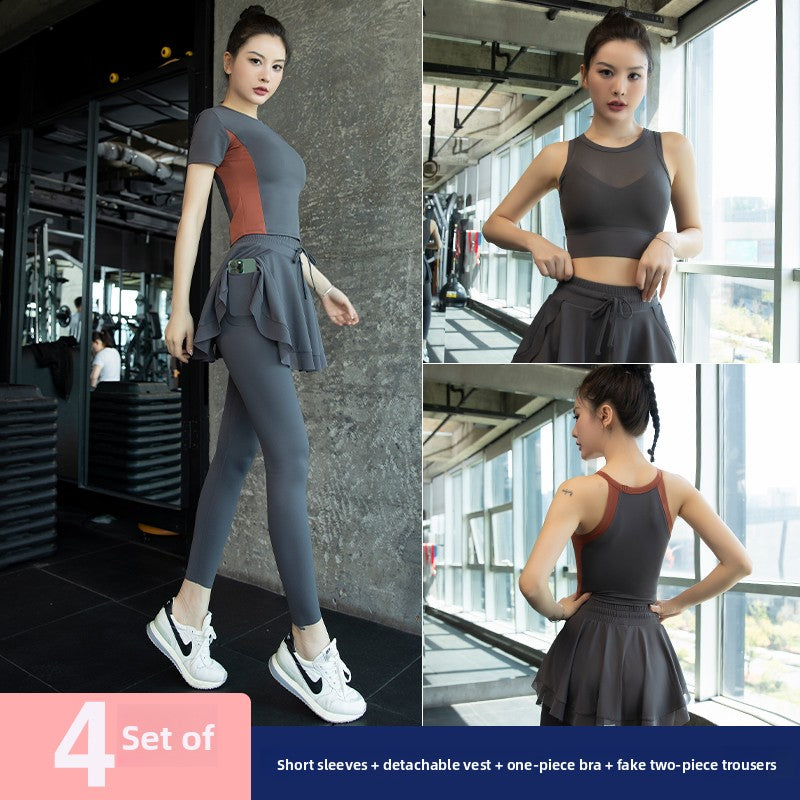 Women's Yoga Clothing Set Quick-Drying Fitness Outfit